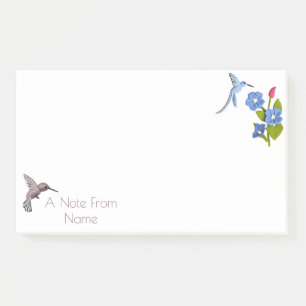 Personalized Playdoh Hummingbird Post Its  Post-it Post-it Notes