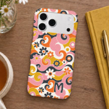 Personalized Playful Funky Retro Floral Art