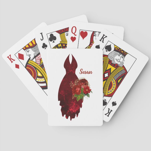 Personalized Playing Cards Bridesmaid (Back)