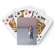Personalized playing cards.