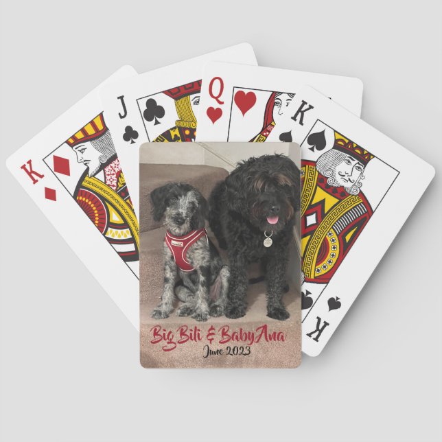 Personalized playing cards. cards (Back)