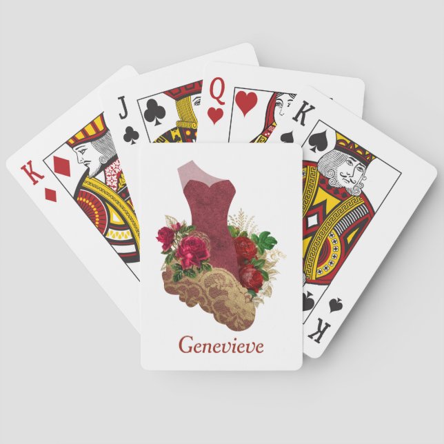 Personalized Playing Cards for Bridesmaids (Back)