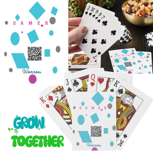 Personalized Playing Cards, Groovy Create Your Own Playing Cards (Creator Uploaded)