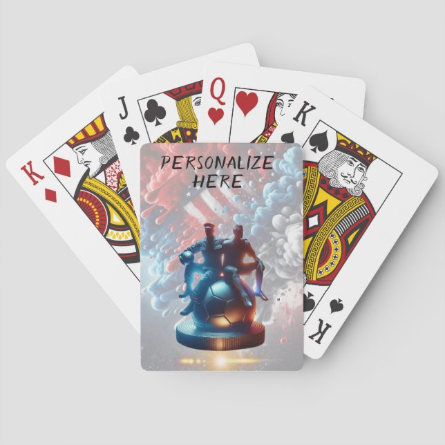 Personalized Playing Cards:  Strength and Unity Playing Cards (Back)