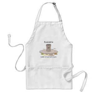 Personalized Plays With Clay Pottery Apron