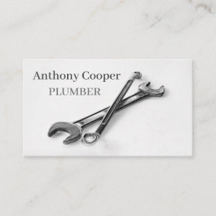 Personalized plumber business card