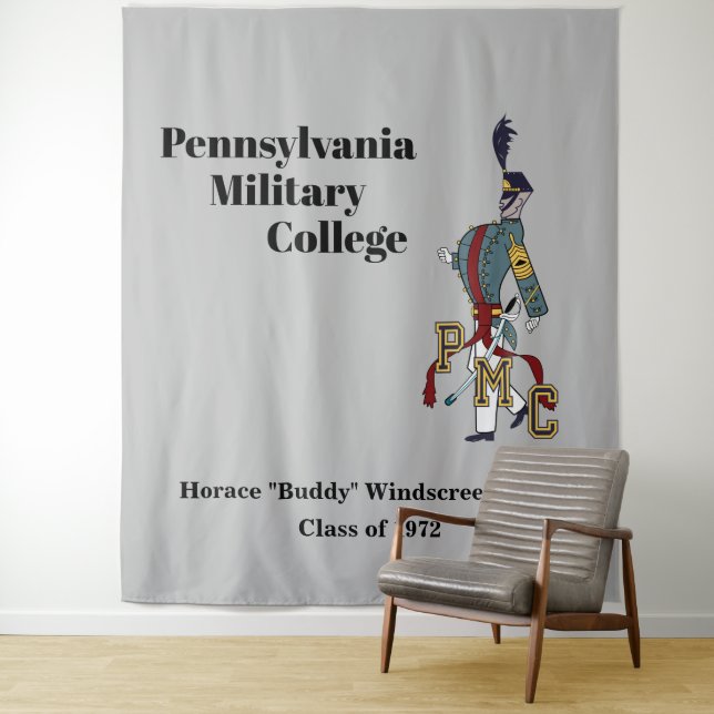 Personalized PMC Cadet Tapestry (In Situ)