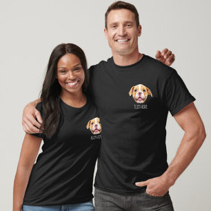 Personalized Pocket Face Photo Funny T-Shirt