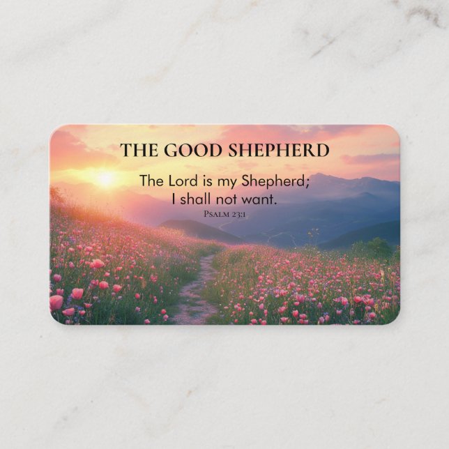 Personalized pocket prayer card for anxiety (Front)