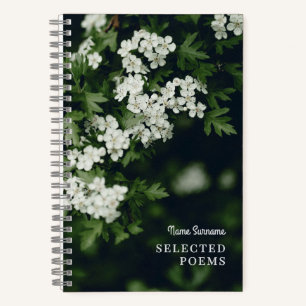 Personalized Poetry & moody nature Notebook