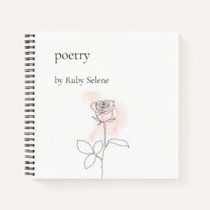 Personalized poetry notebook