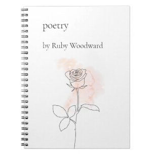 Personalized poetry notebook