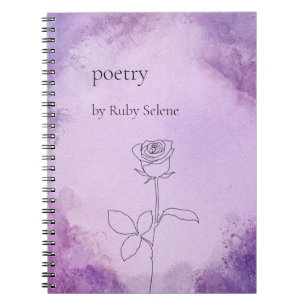 Personalized poetry notebook