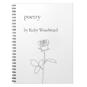 Personalized poetry notebook