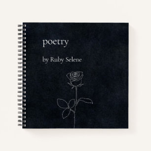 Personalized poetry notebook