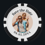 Personalized Poker Chip Save the Dates<br><div class="desc">Discover the perfect blend of creativity and elegance with our Fun Unique Poker Chip Save the Dates, featuring a customized photo of the bride and groom. These poker chips are not just an invitation but a memorable keepsake that your guests will cherish. Designed to stand out, each chip is a...</div>