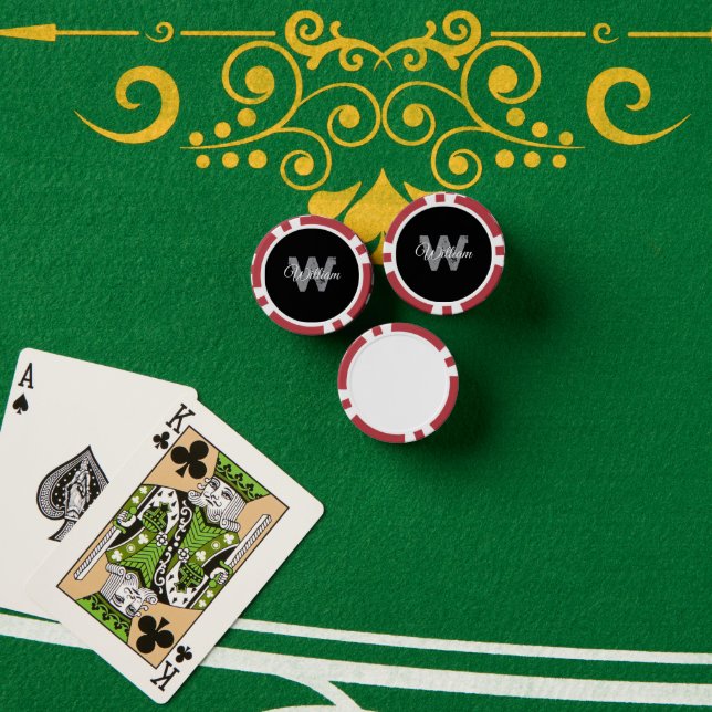 Personalized  poker chips (Poker Table (Stack))