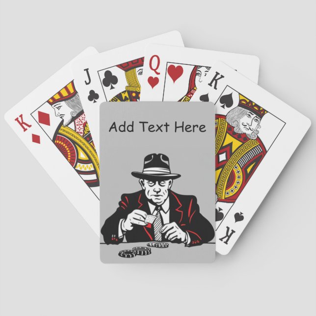 Personalized Poker Playing Cards (Back)