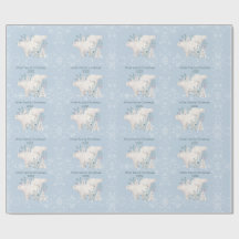 Personalized Polar Bear Christmas 