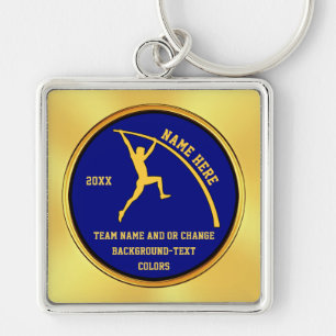 Personalized, Pole Vaulting Gifts for Pole Vaulter Keychain