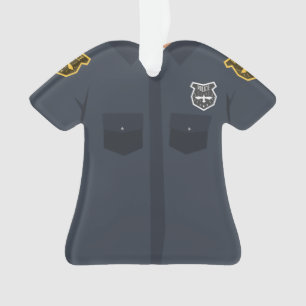 Personalized Police Officer Christmas Ornament