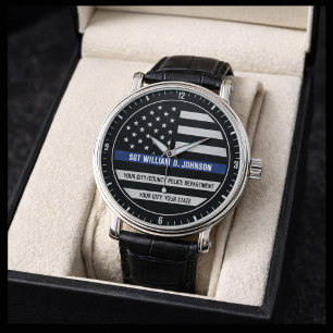 Personalized Police Officer NAME Law Enforcement Watch