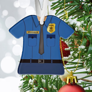 Personalized Police Officer Ornament