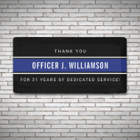 Personalized Police Retirement Celebration