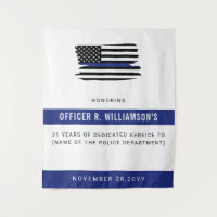 Personalized Police Retirement Celebration