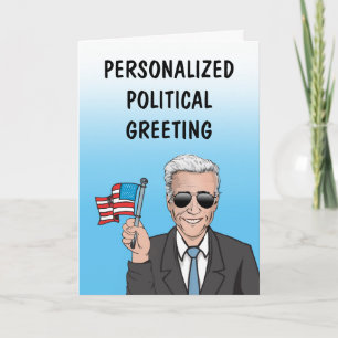 Personalized Political Greeting Card