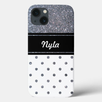 Personalized Polka Dot iPhone 6, Tough Xtreme iPhone 13 Case