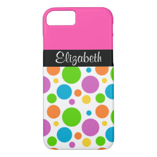 Personalized Polka Dot Pattern iPhone 8/7 Case