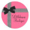Personalized Polka Dot Ribbon Stickers