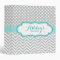 Personalized Polka Dots Chevron Gray Recipe Binder