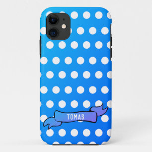 Personalized Polka dots  iPhone SE + iPhone 5/5S iPhone 11 Case