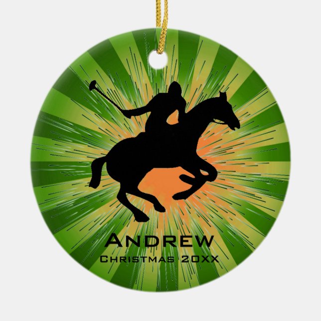 Personalized Polo Ornament (Front)