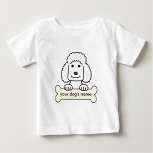Personalized Poodle Baby T-Shirt