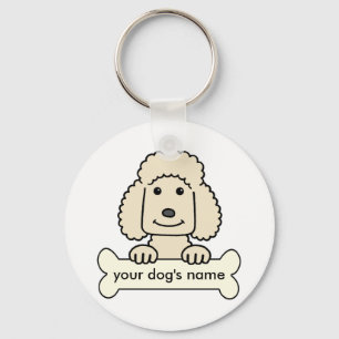 Personalized Poodle Keychain