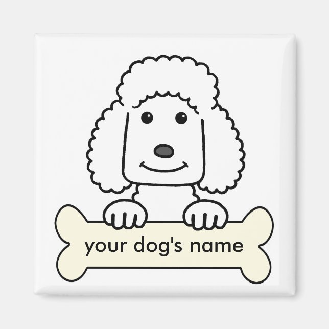Personalized Poodle Magnet (Front)