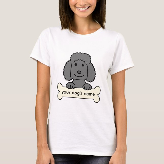 Personalized Poodle T-Shirt (Front)