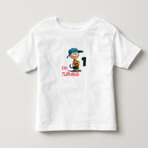 Personalized Pooh Watercolor First Birthday Toddler T-shirt