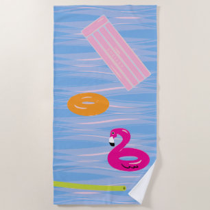 Personalized Pool Towel Pool Floats Beach Towel