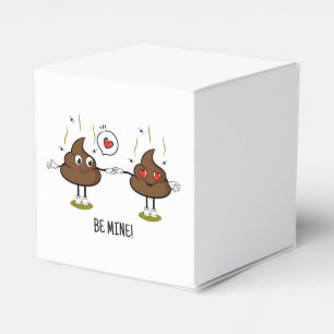 Personalized Poop Emoji Love Couple Favor Box
