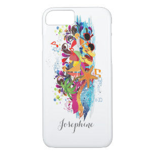 Personalized Pop Art Retro Beach phone case