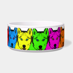 Personalized Pop Art Siberian Husky