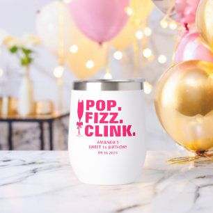 Personalized Pop Fizz Clink Sweet 16 Party Favours