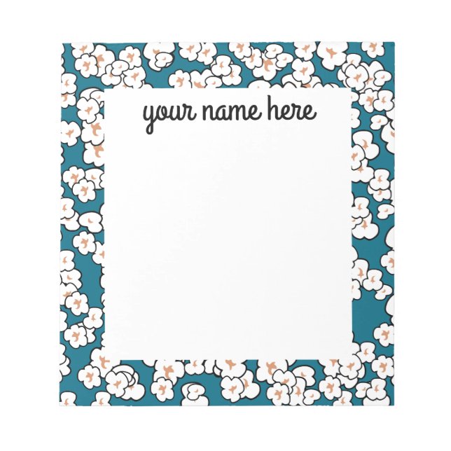 Personalized Popcorn Notepad (Front)