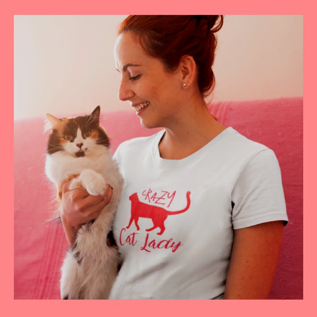 Personalized Popular Crazy Cat Lady T-Shirt (Creator Uploaded)