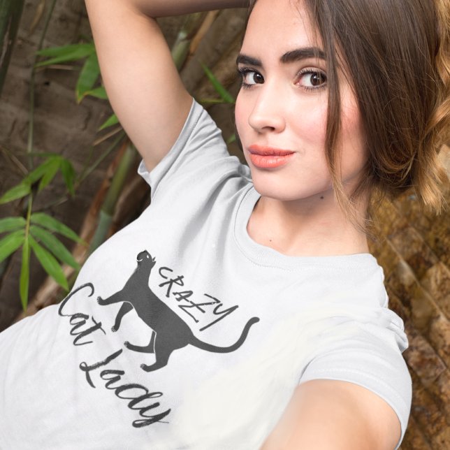 Personalized Popular Crazy Cat Lady Tri-Blend Shirt (Creator Uploaded)