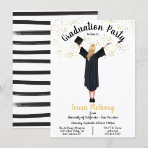 Personalized Portrait Graduation invitations